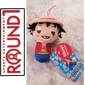 Luffy Plush Toy - Red, Blue, Beige